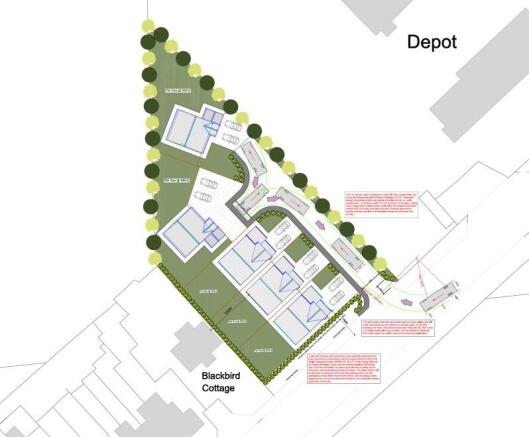 Land, in Mold Road, £800,000