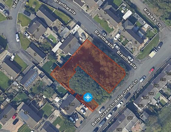 Land, in Land And Buildings On The North West Side Of Belle Green Lane, £25,000