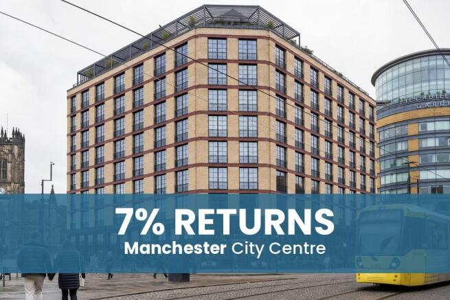 2 bed property, in Fully Managed M1 Manchester City Centre Investment – 7% Rental Yields | Turnkey Investment Opportunity, £170,000