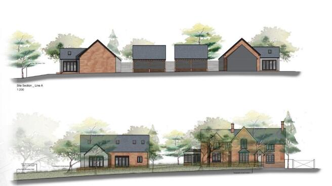 Land, in The Gables, £975,000