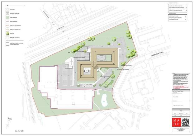 Land, in Land / Site for Sale with Approved Conversion of Offices to 66 Apartments, £1