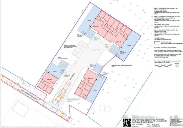 Land, in Northborough Road, £425,000