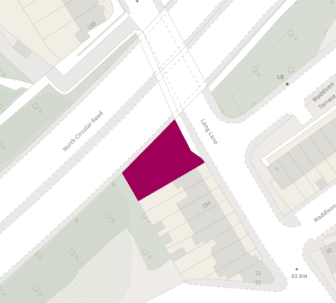 Land, in Long Lane, £480,000