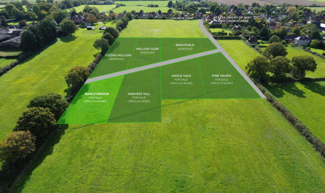 Land, in Barleybrook, £10,000