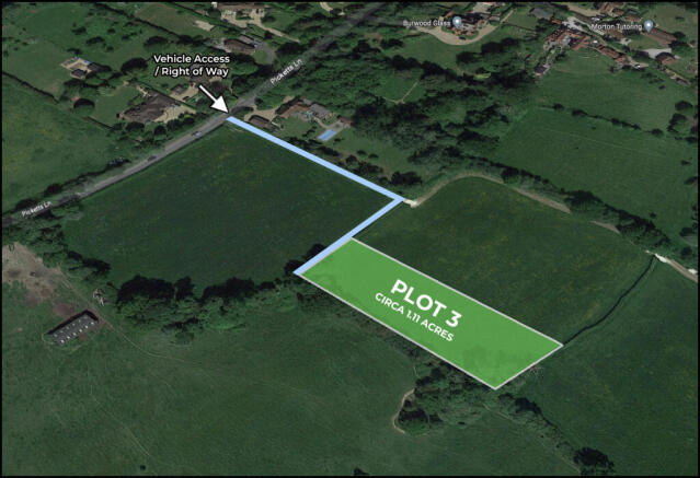 Land, in Plot 3, £35,000