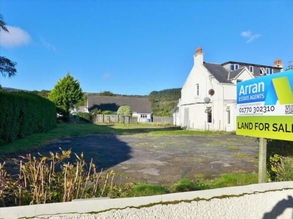 Land, in Brodick Shore Road Building Plot, £120,000