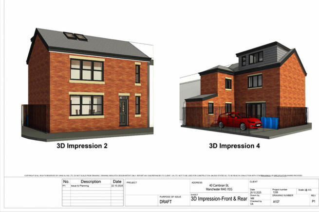 3 bed property, in Land at Cambrian Street M40, £60,000