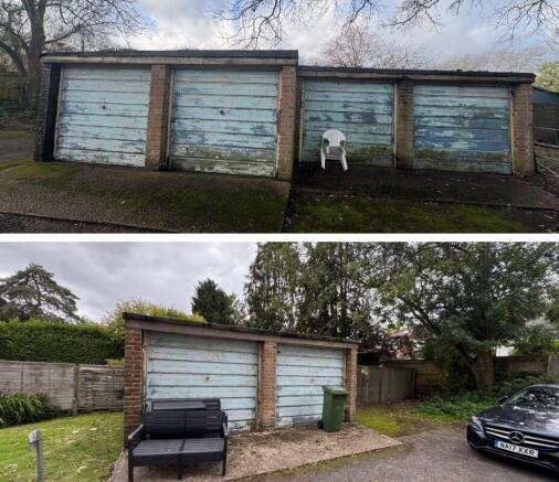 Land, in 6 Lock-up Garages Julian Court, £42,000