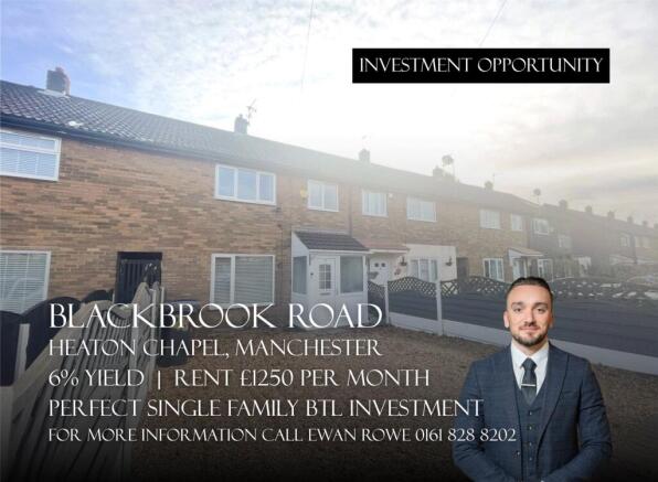 3 bed property, in Blackbrook Road, £250,000