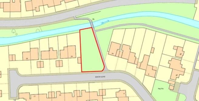Land, in Land at Beech Close, £18,000