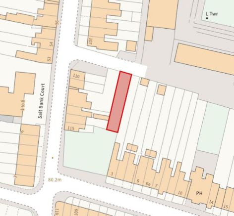 Land, in Peel terrace, £20,000
