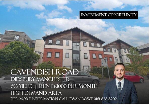 1 bed property, in Cavendish Road, £190,000