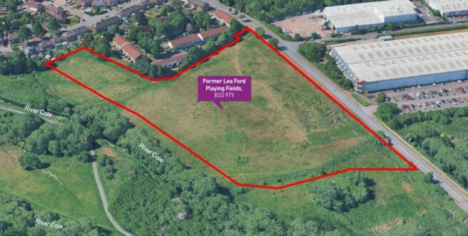 Land, in Former Lea Ford Playing Fields, £1