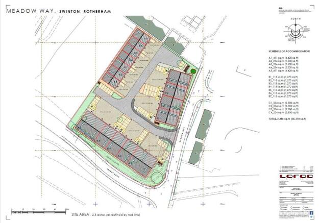 Land, in Meadow Way, £950,000