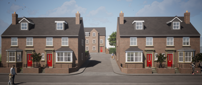 Land, in Land to the rear of 40-42 St. Mary's Street, £475,000