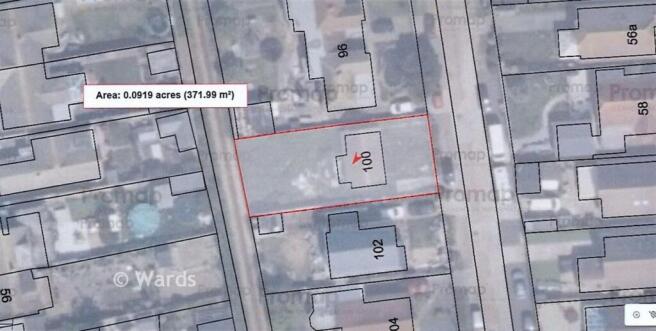 Land, in Merritt Road, £200,000