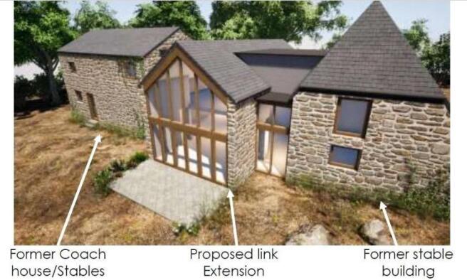 Land, in Stable & Barn Outbuildings, £495,000
