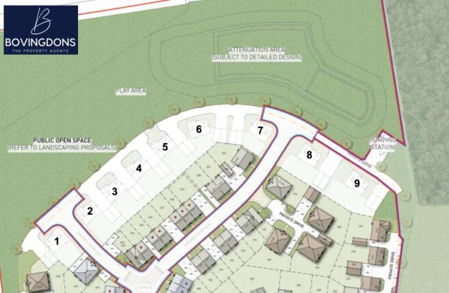 Land, in Self-Build Plot 8, £260,000