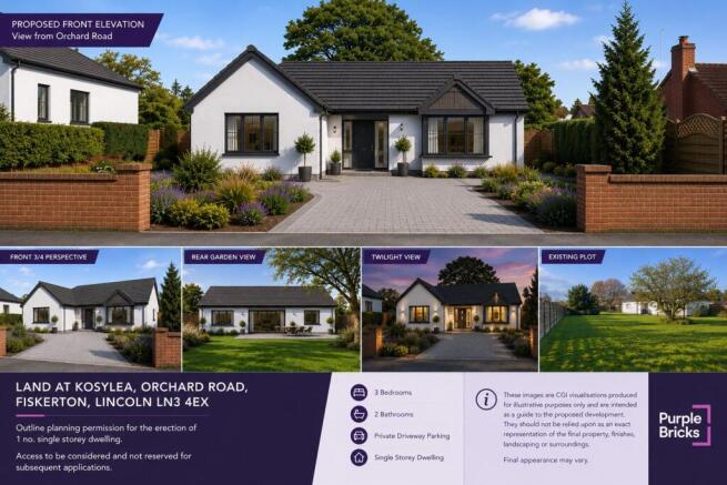 3 bed property, in Orchard Road, £145,000