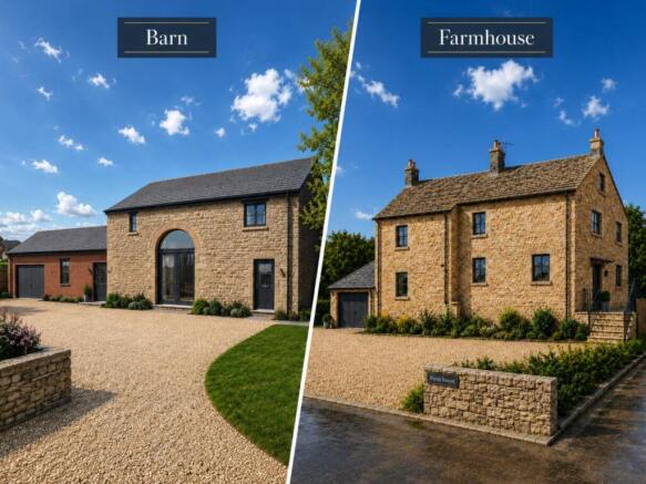 Land, in Farmhouse and Barn, £175,000
