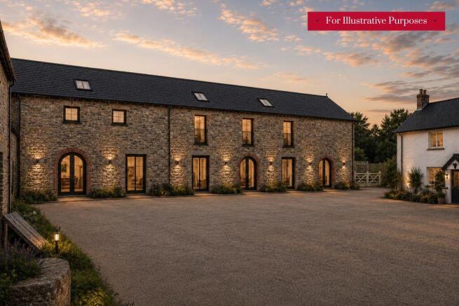 6 bed property, in The Linhay & Thresher Barn, £250,000