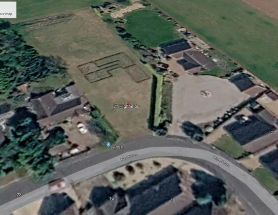 Land, in Highfields, £200,000