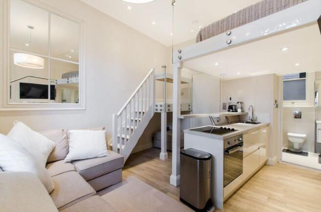 Studio, in Earls Court Road, £285,000