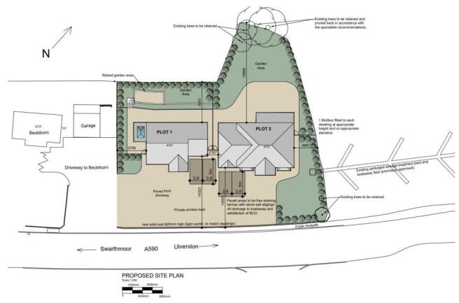 Land, in Ulverston Road, £150,000