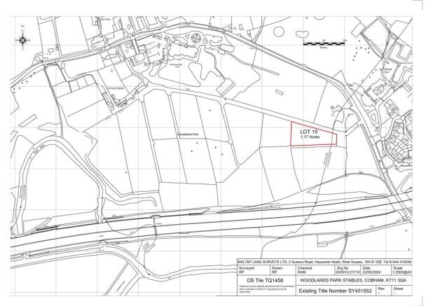 Land, in Woodlands Lane, £149,950