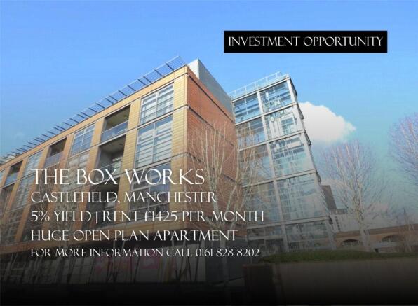 2 bed property, in The Box Works, £330,000
