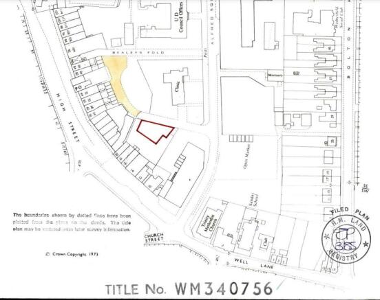 Land, in Land lying to the South East of High Street, £79,000