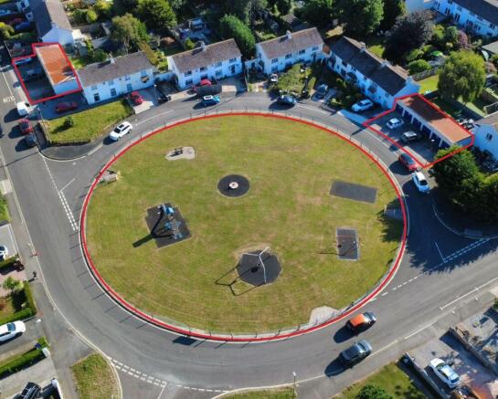 Land, in 13 Garages off Gibson Road, £90,000