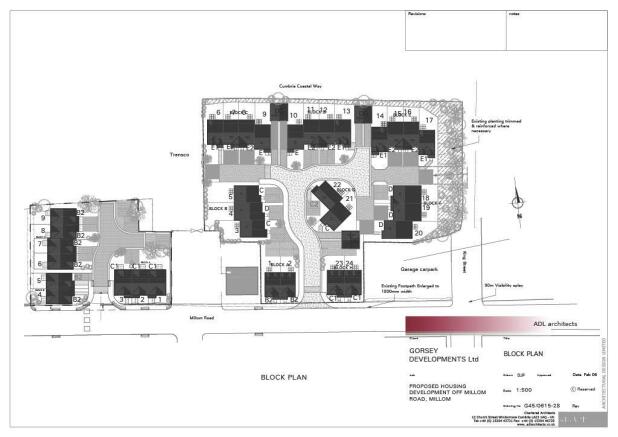 Land, in Millom Road, £600,000
