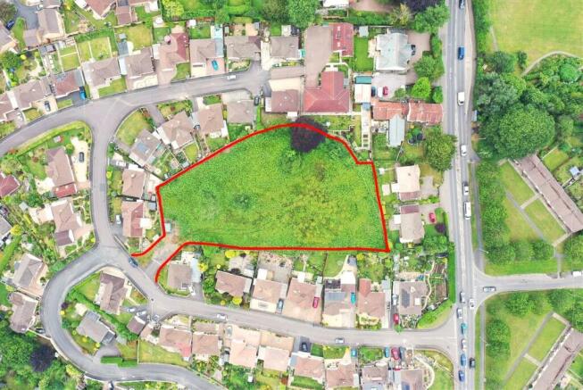 Land, in off Linden Close, £325,000