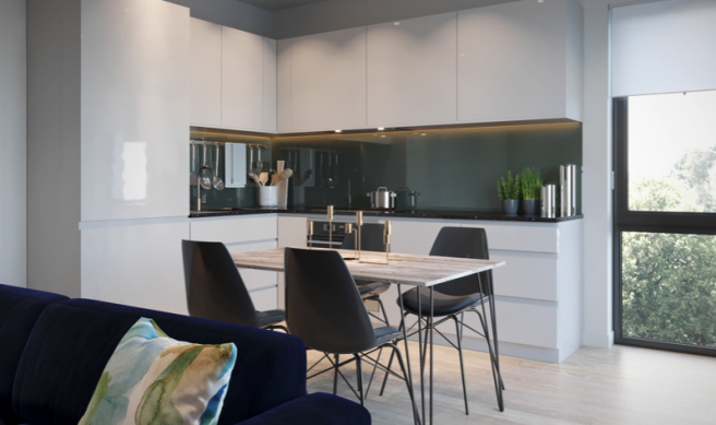 2 bed property, in Ducie Street, £300,000