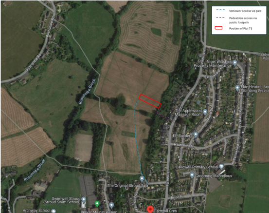 Land, in Land at Gladwish Farm, £11,000