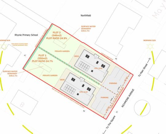 Land, in Two House Sites, £50,000